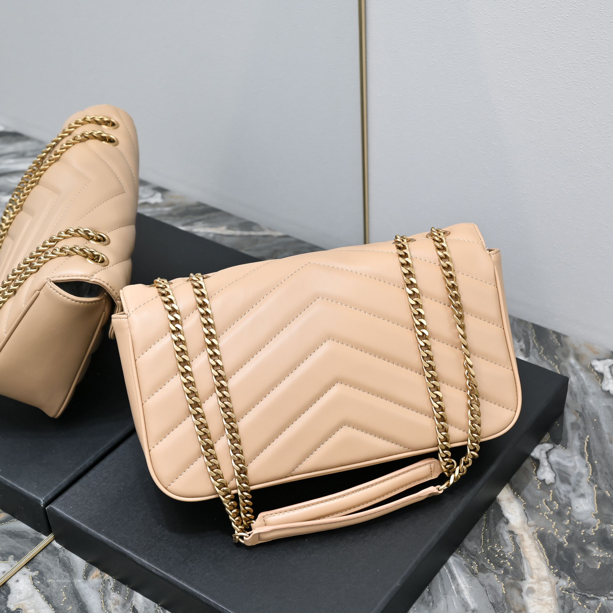 Lady Designer LOULOU in MATELASSÉ Lambskin - Gorchic - $129.99