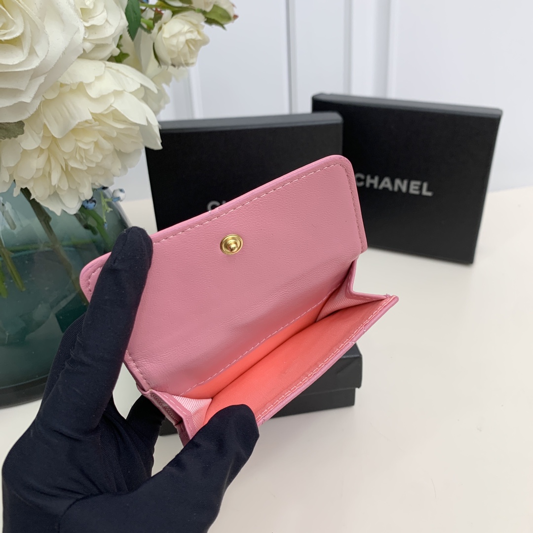 CC Inspired  19-Flap Card Holder - Pink - Gorchic - $92.99