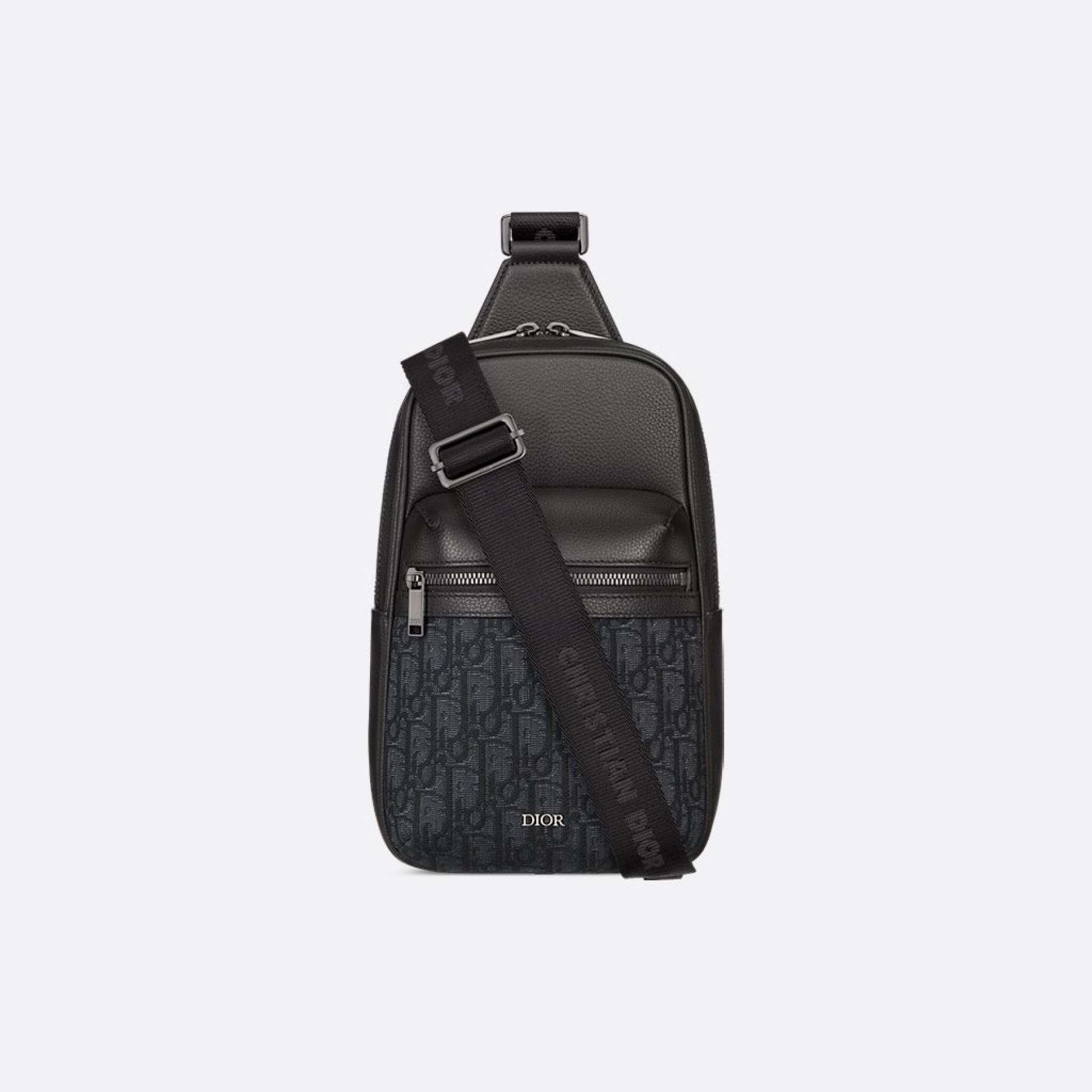 D-Inspired Rider 2.0 Sling Bag Black D-Inspired Oblique Jacquard - Gorchic - $139.99