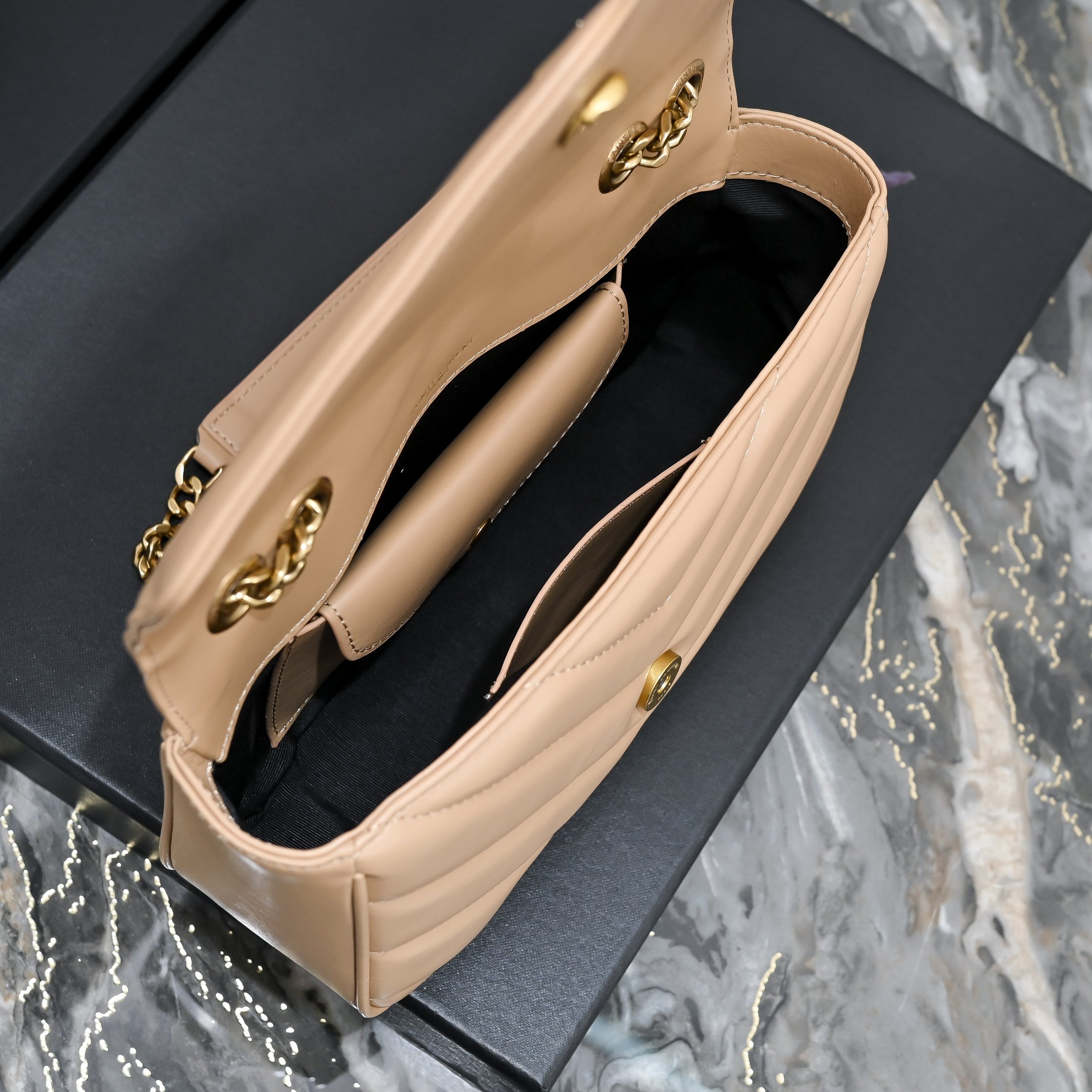 Lady Designer LOULOU in MATELASSÉ Lambskin - Gorchic - $129.99