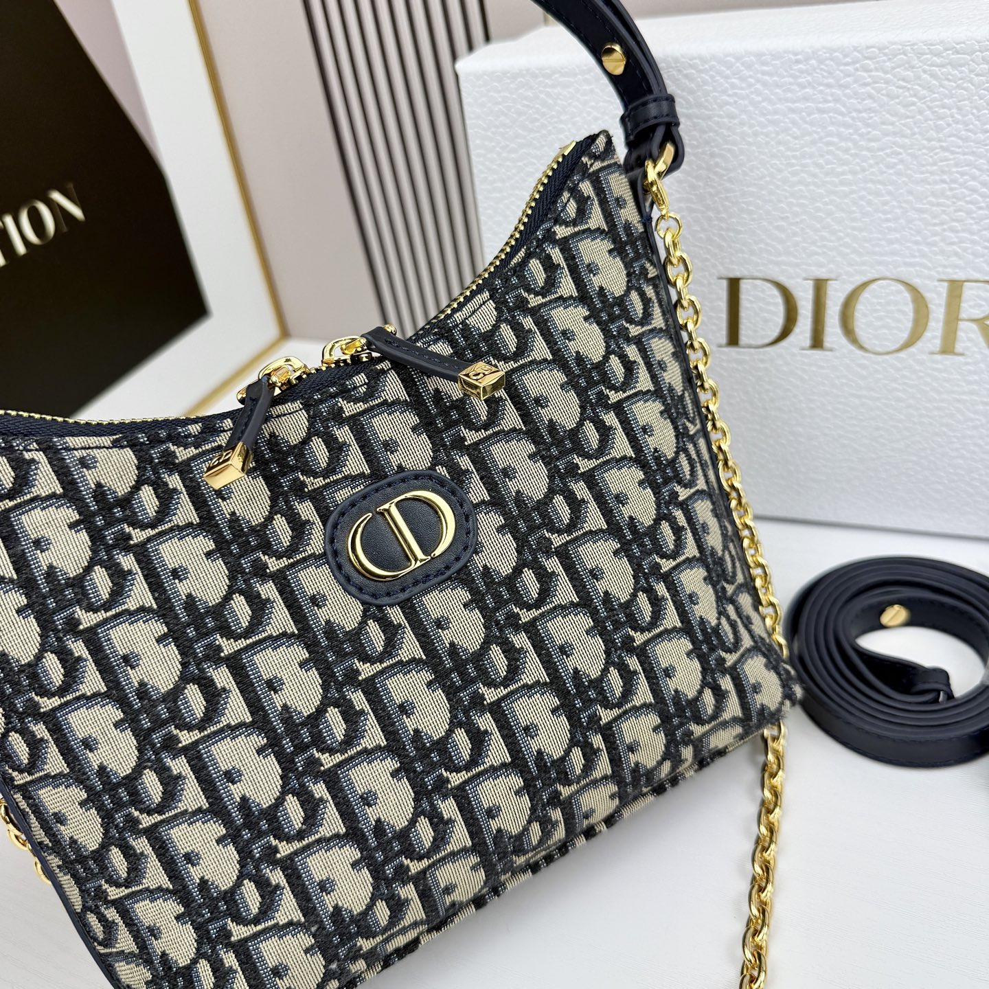 D-Inspired 30 Montaigne D-Inspiredling Mini Bag With Chain - Gorchic - $143.99