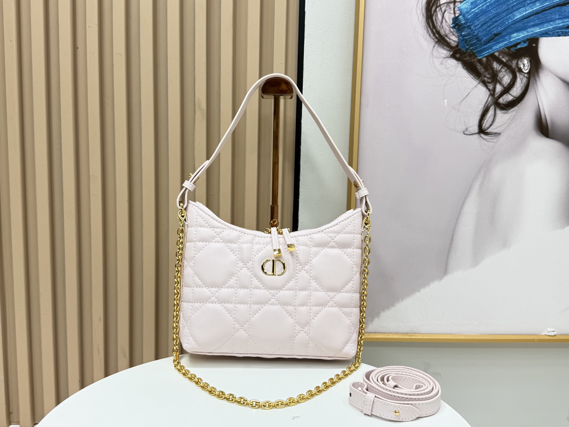 D-Inspired Miss Caro D-Inspiredling Mini Chain Bag - pink - Gorchic - $143.99