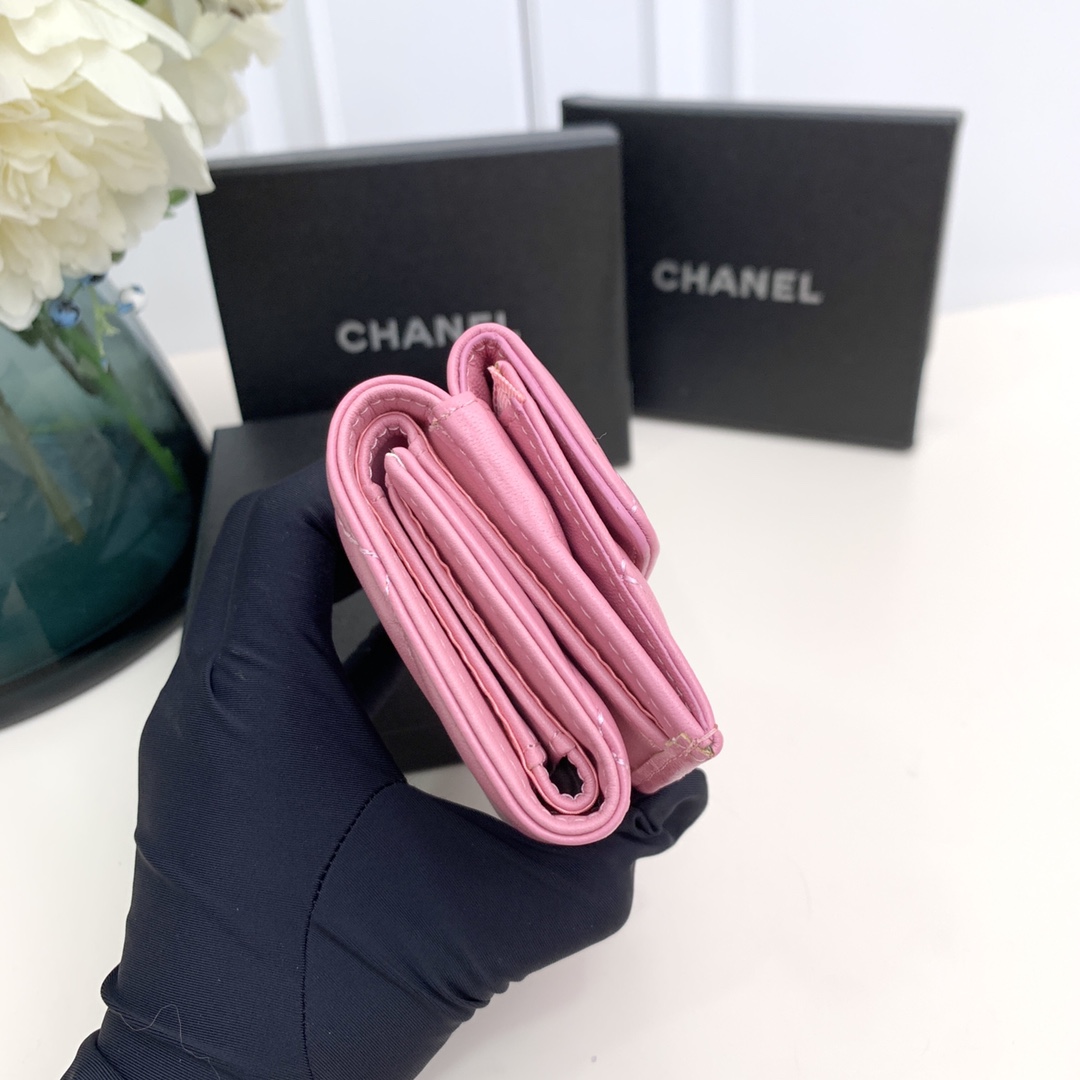 CC Inspired  19-Flap Card Holder - Pink - Gorchic - $92.99