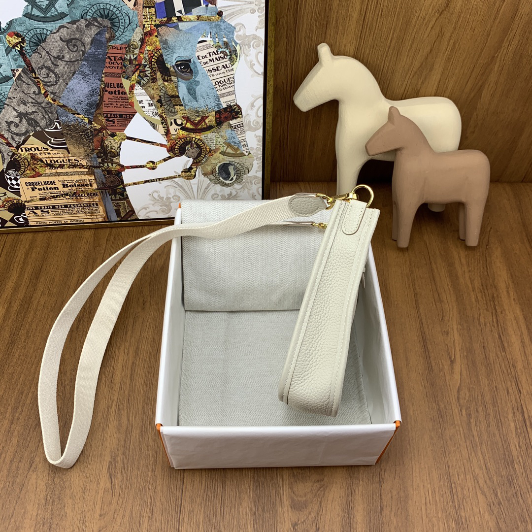 H-Inspired Evelyn Nata Taurillon Clemence with Palladium Hardware - Gorchic - $125.99