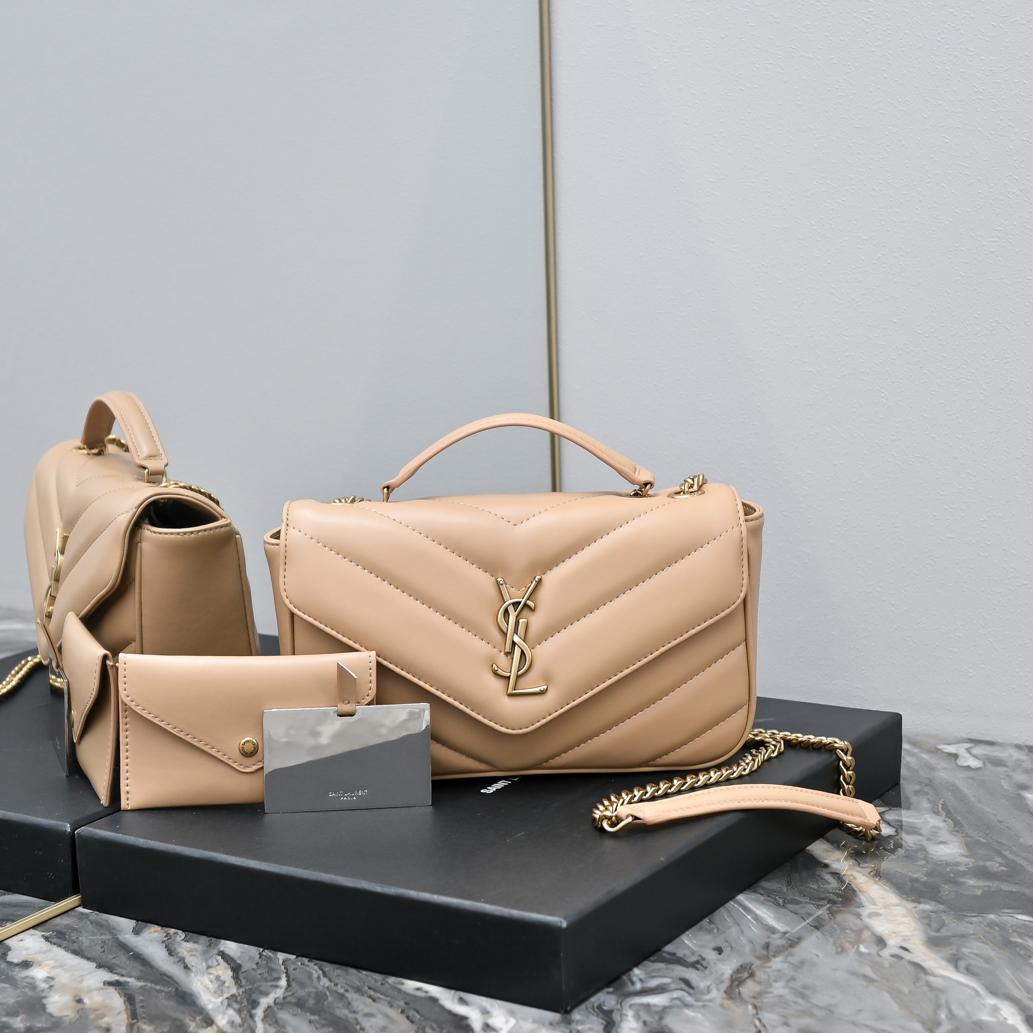 Lady Designer LOULOU in MATELASSÉ Lambskin - Gorchic - $129.99