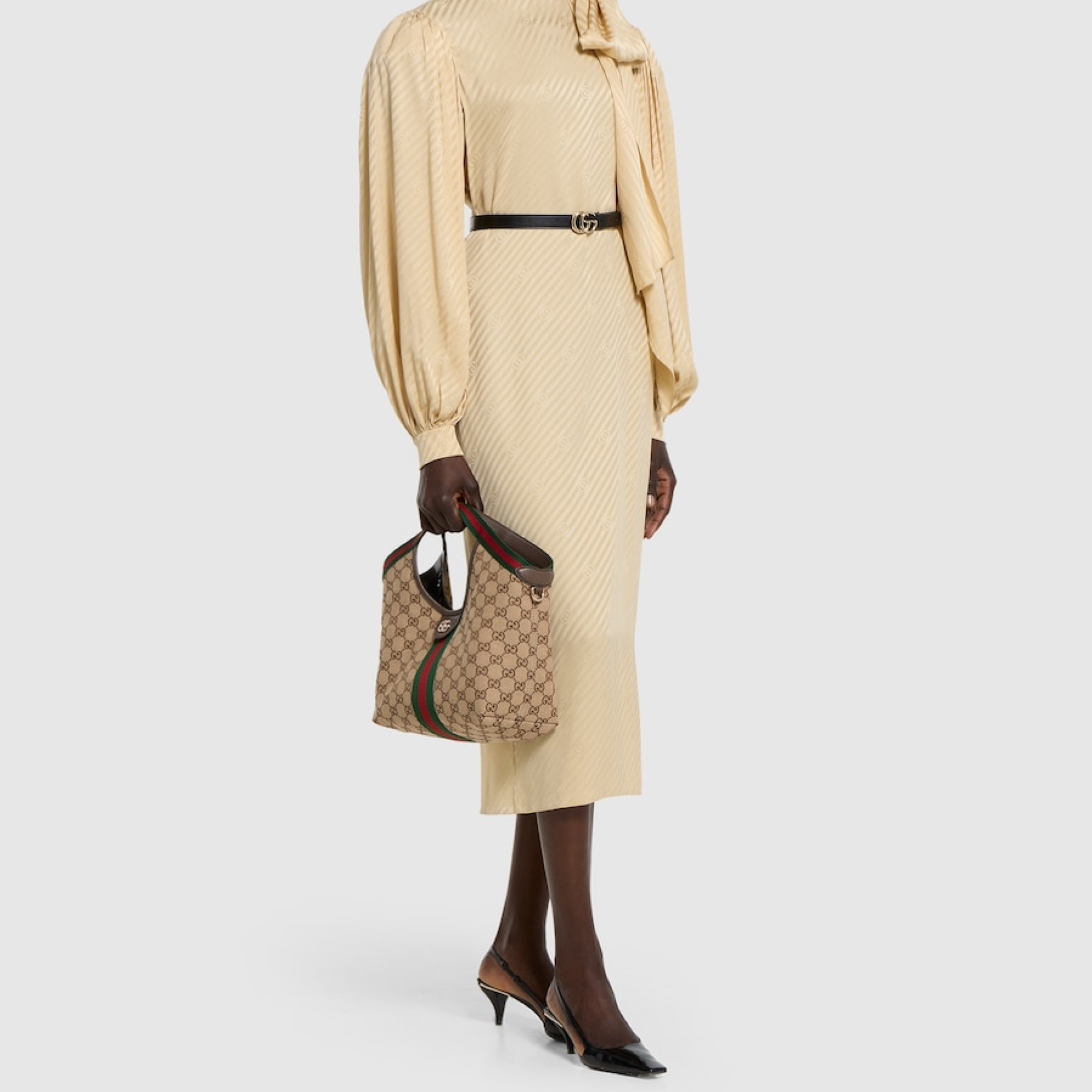 Double-G Giglio Small tote bag - Gorchic - $121.99