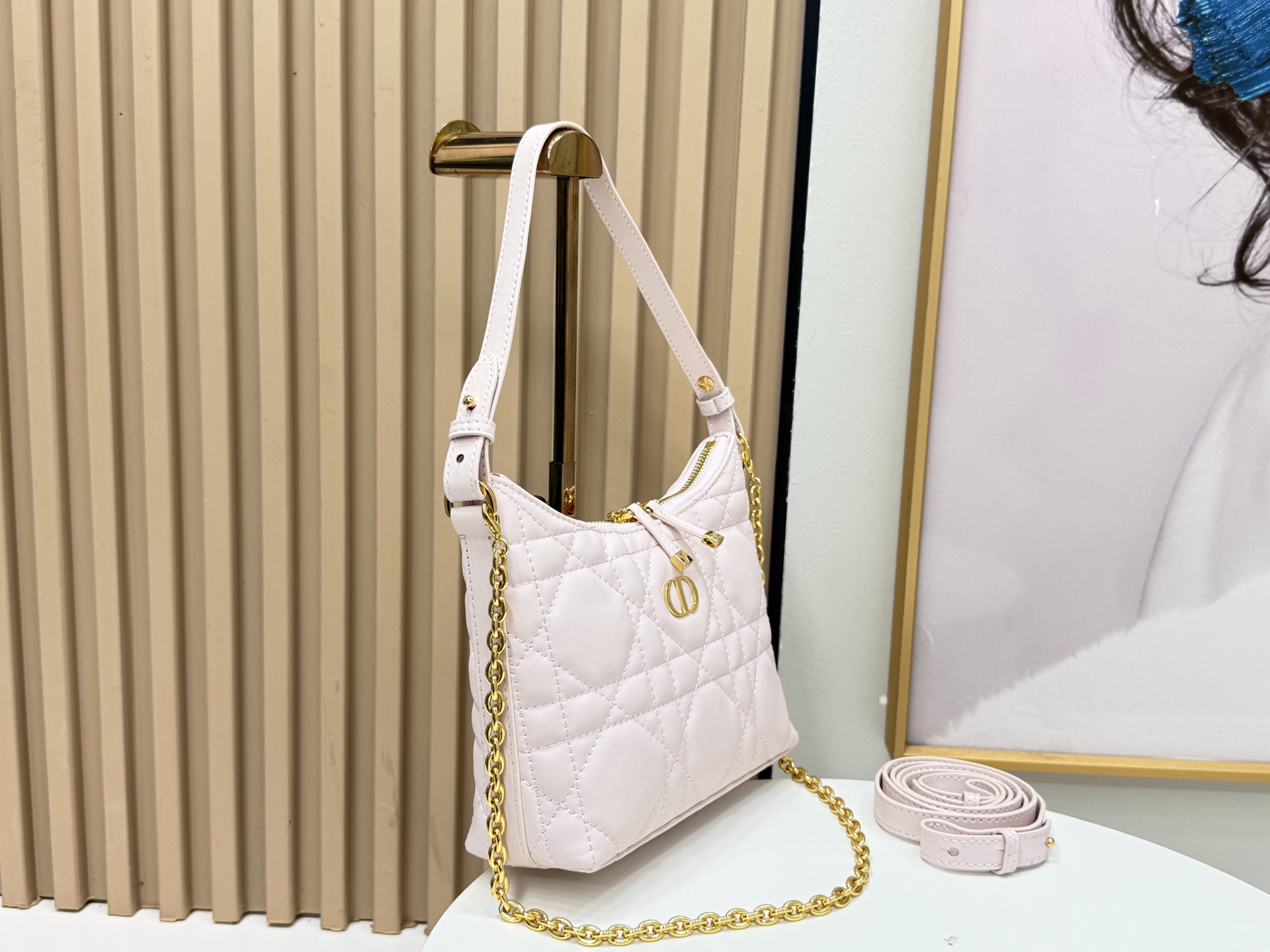 D-Inspired Miss Caro D-Inspiredling Mini Chain Bag - pink - Gorchic - $143.99