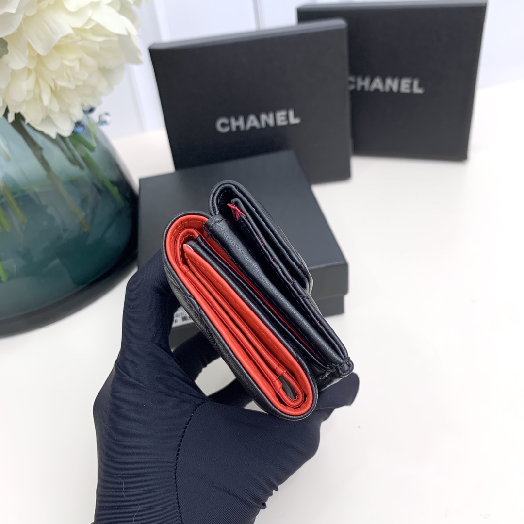 CC Inspired  19-Flap Card Holder - Black - Gorchic - $92.99