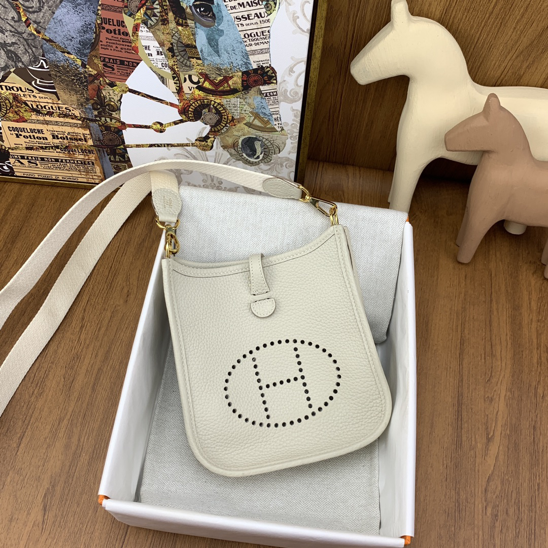 H-Inspired Evelyn Nata Taurillon Clemence with Palladium Hardware - Gorchic - $125.99