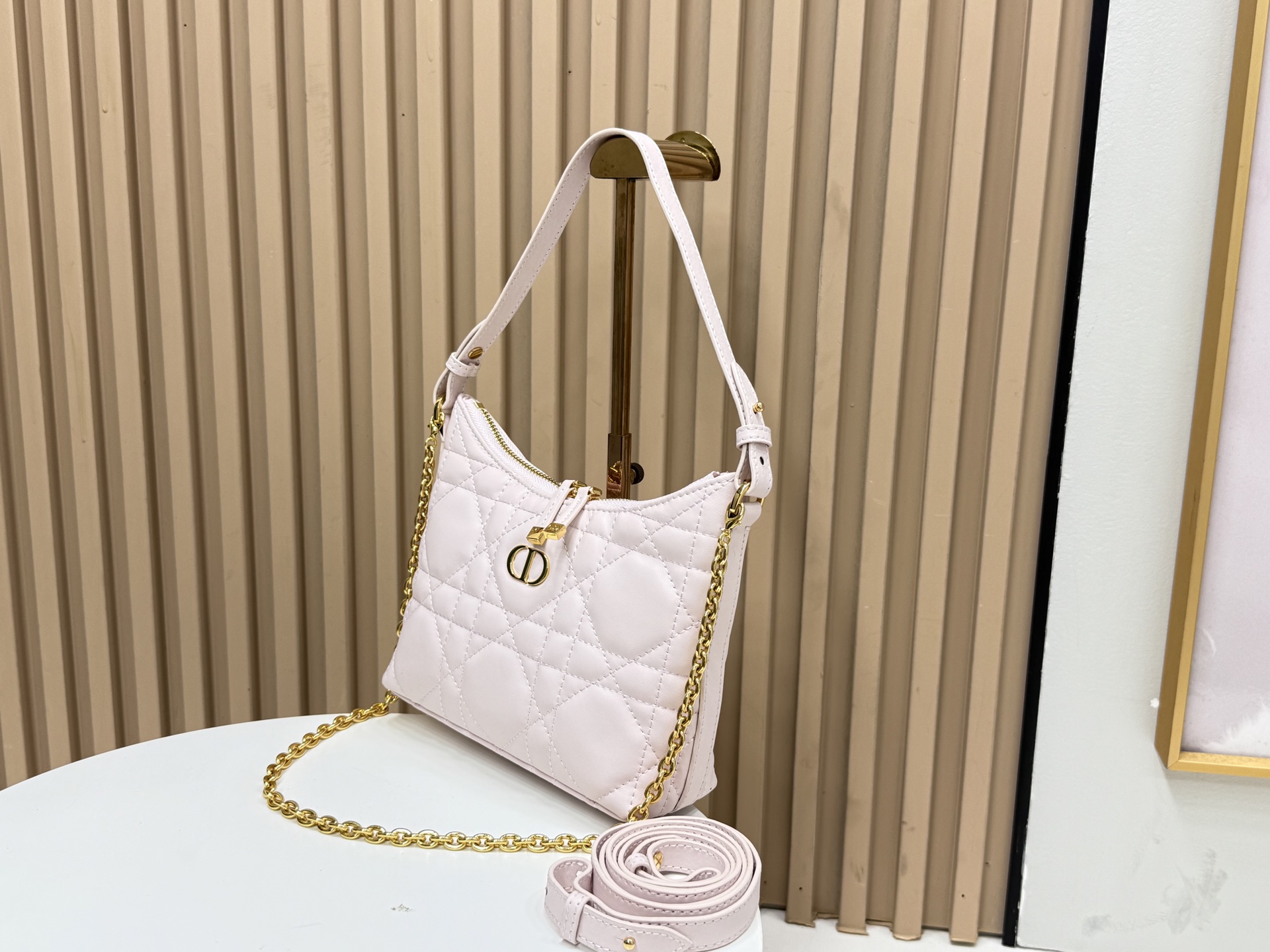 D-Inspired Miss Caro D-Inspiredling Mini Chain Bag - pink - Gorchic - $143.99