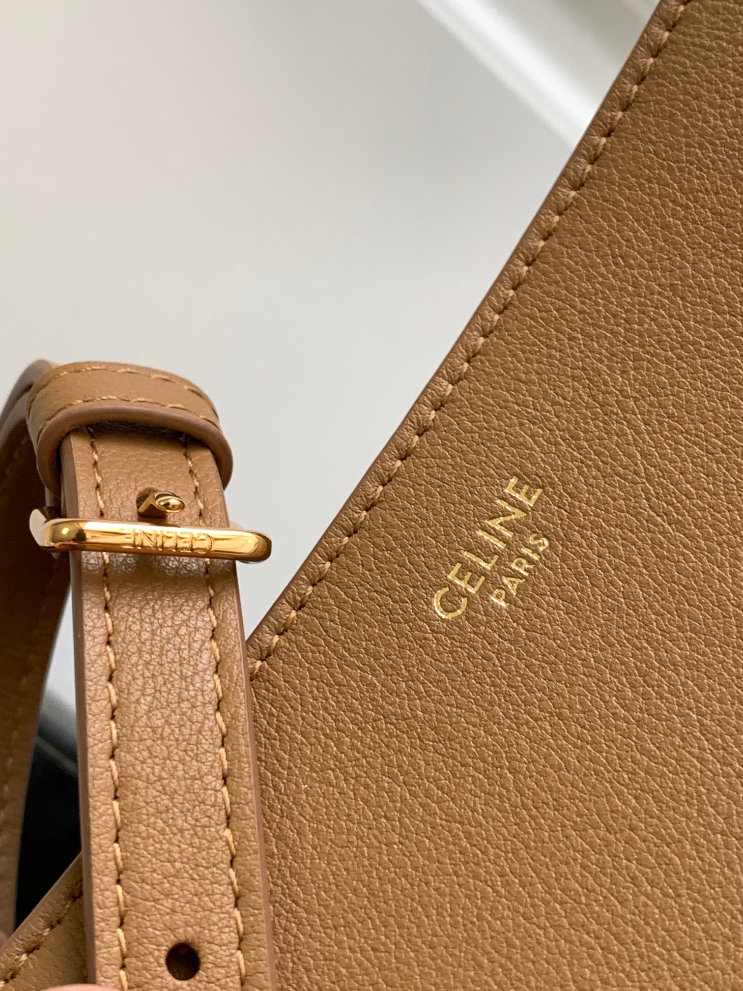 CL Medium Nino Bag In Supple Grained Calfskin - Smoked Brown - Gorchic - $152.99