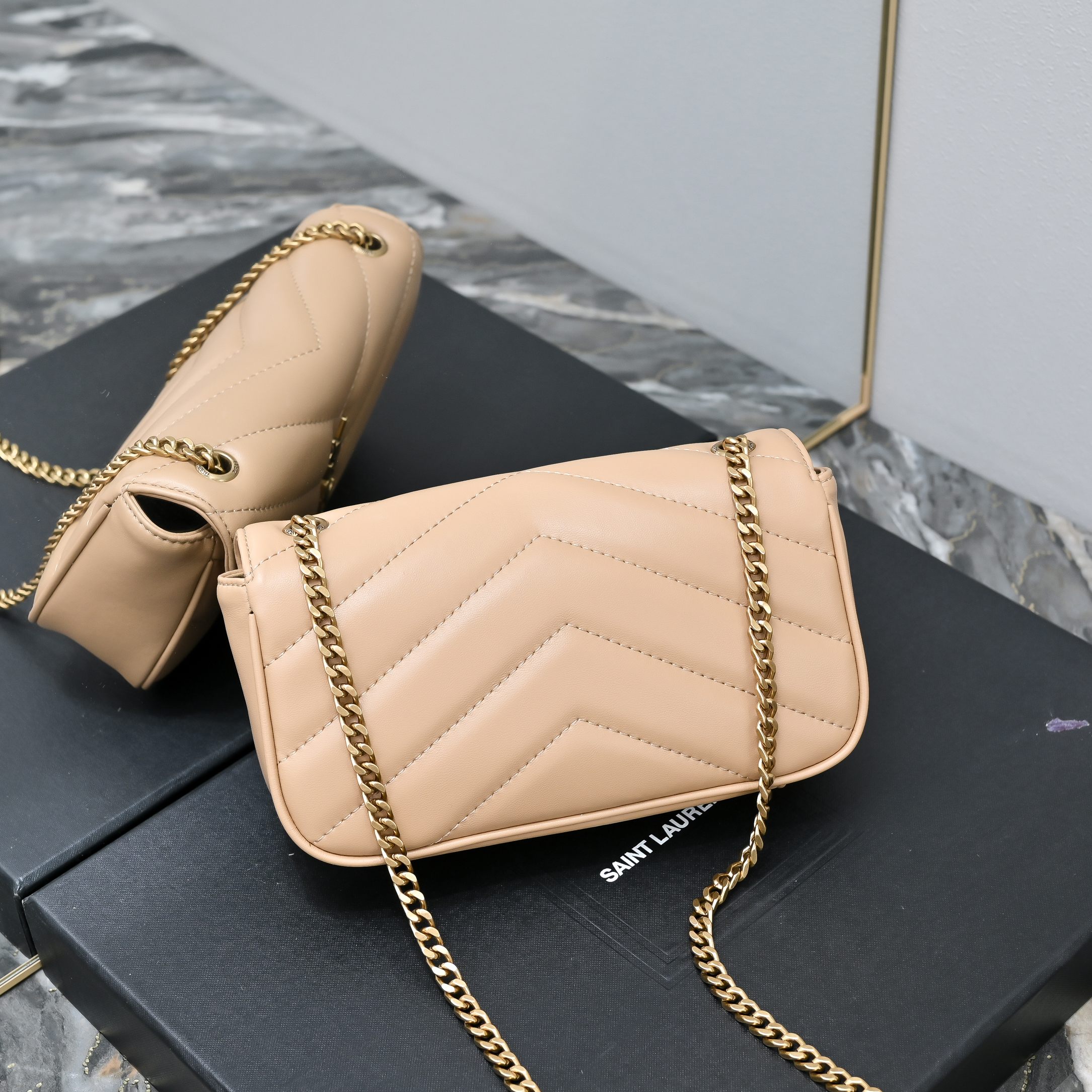 Lady Designer LOULOU in MATELASSÉ Lambskin - Gorchic - $129.99