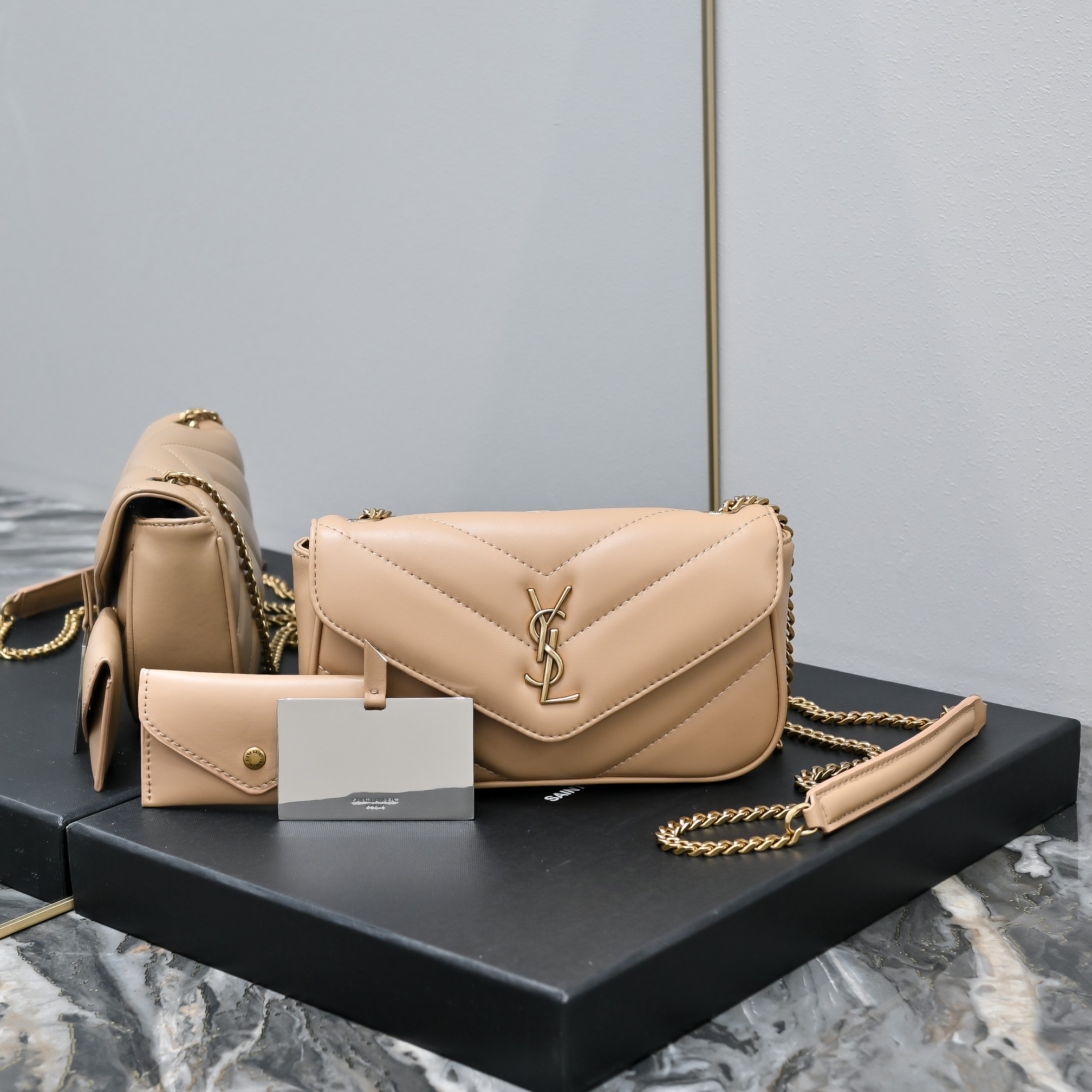 Lady Designer LOULOU in MATELASSÉ Lambskin - Gorchic - $129.99