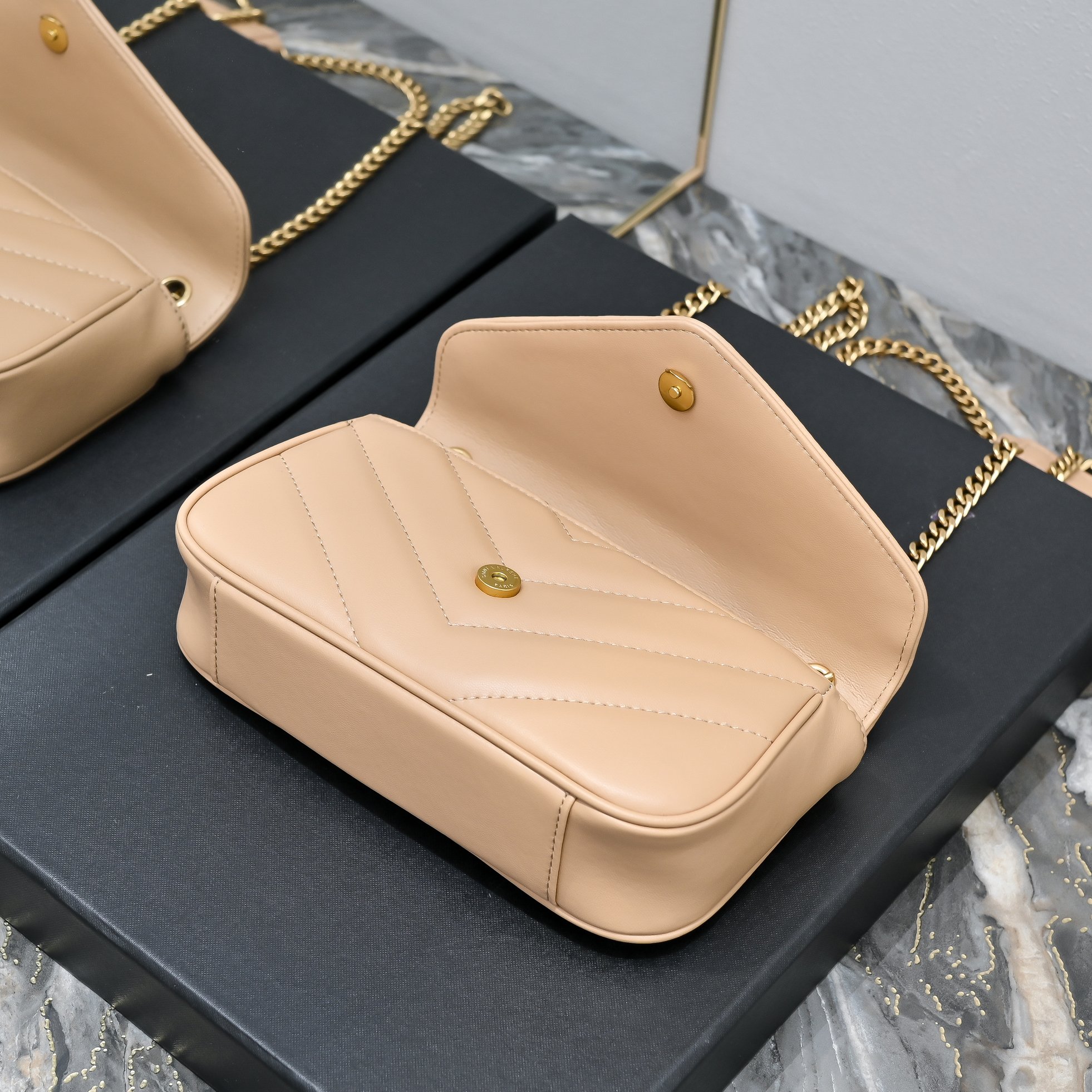 Lady Designer LOULOU in MATELASSÉ Lambskin - Gorchic - $129.99