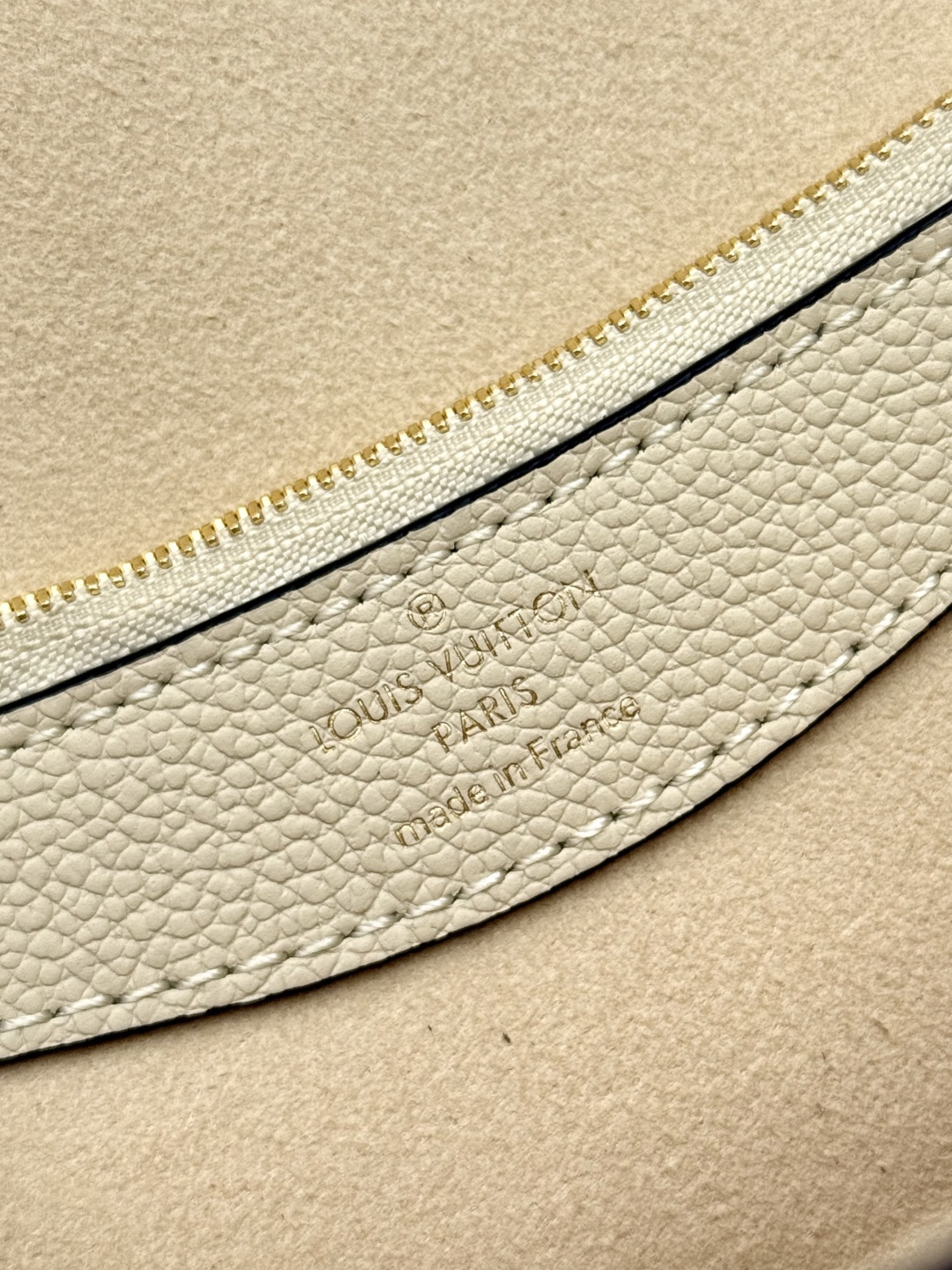 Designer L*V Empreinte Monogram Leather Diane Creme Beige -bag - Gorchic - $129.99