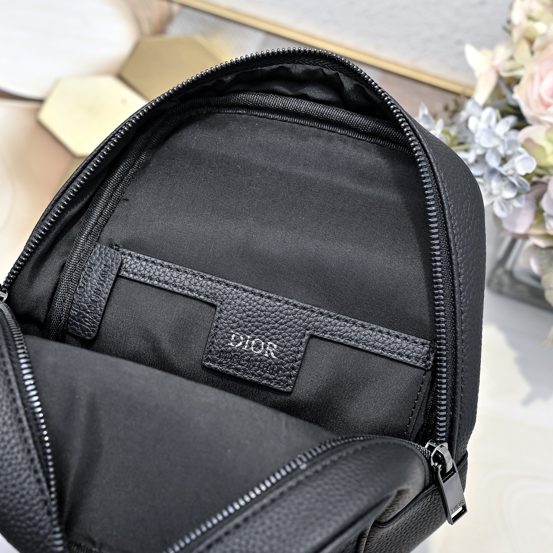 D-Inspired Rider 2.0 Sling Bag Black D-Inspired Oblique Jacquard - Gorchic - $139.99