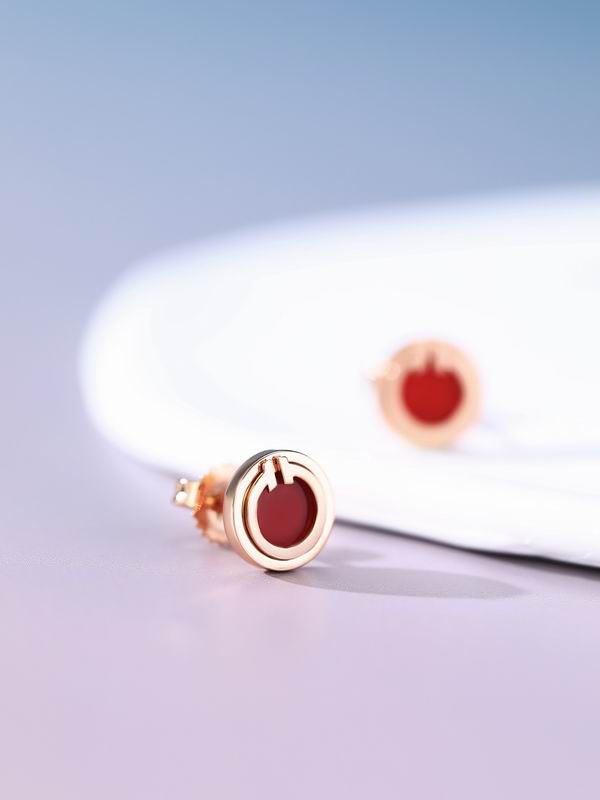 T.F. T Mother-of-pearl Circle Earrings - Gorchic - $44.99