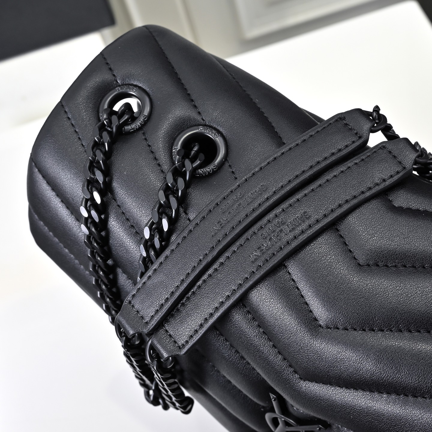 [TOP]Lady Designer Loulou Quilted Leather Shoulder Bag Black - Bag - Gorchic - $366.99