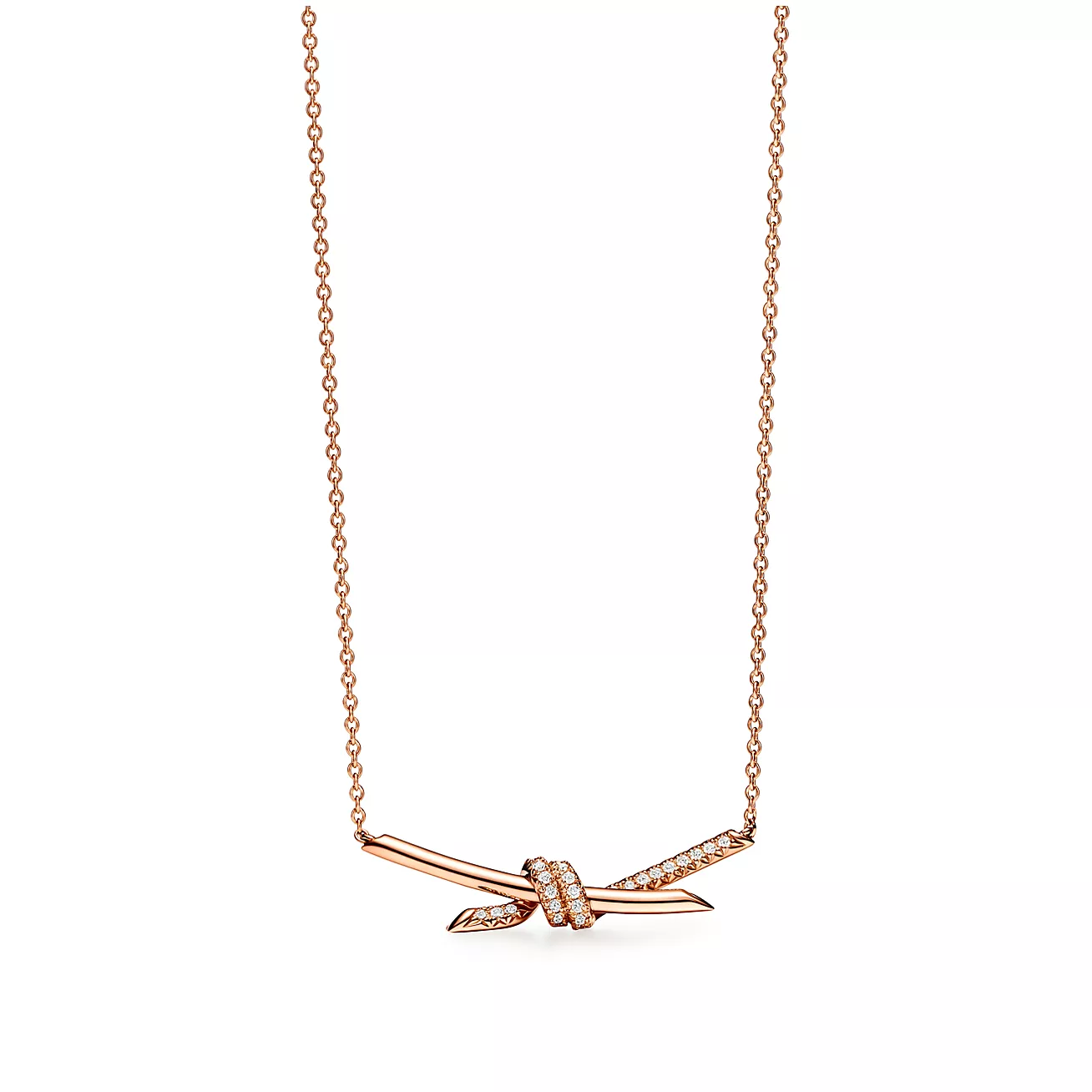 T.F. Knot Pendant Necklace - Gorchic - $44.99