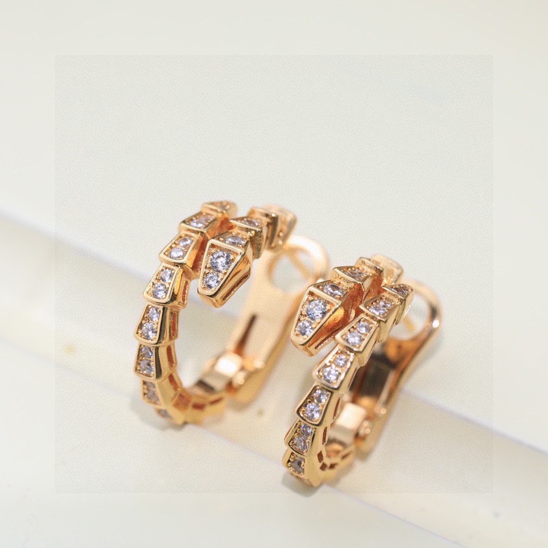 BV Serpenti Viper Earrings - Gorchic - $44.99