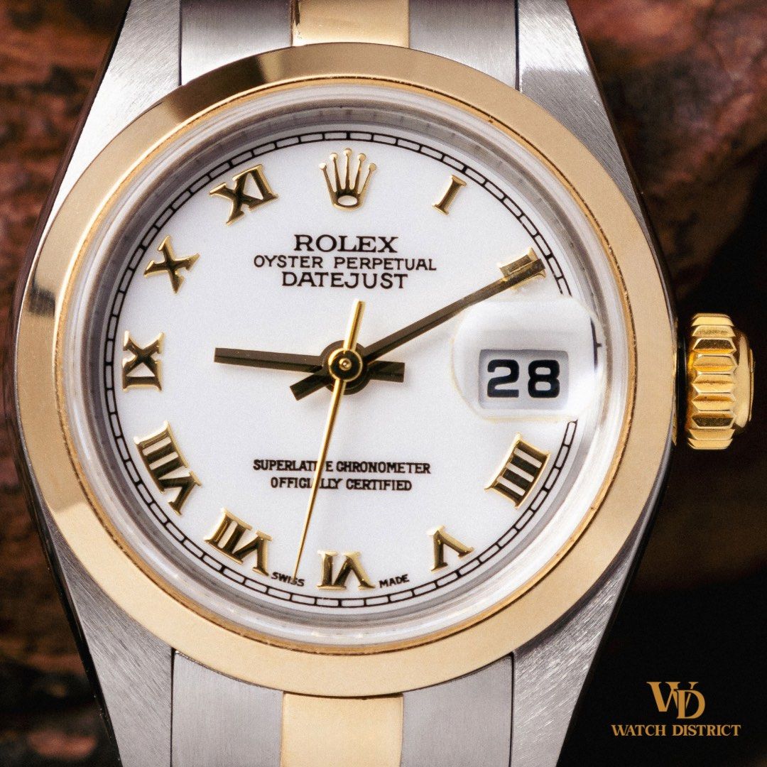 Rolex Datejust Rolex watch, Oystersteel, Yellow Gold, Classic Size - Gorchic - $109.99