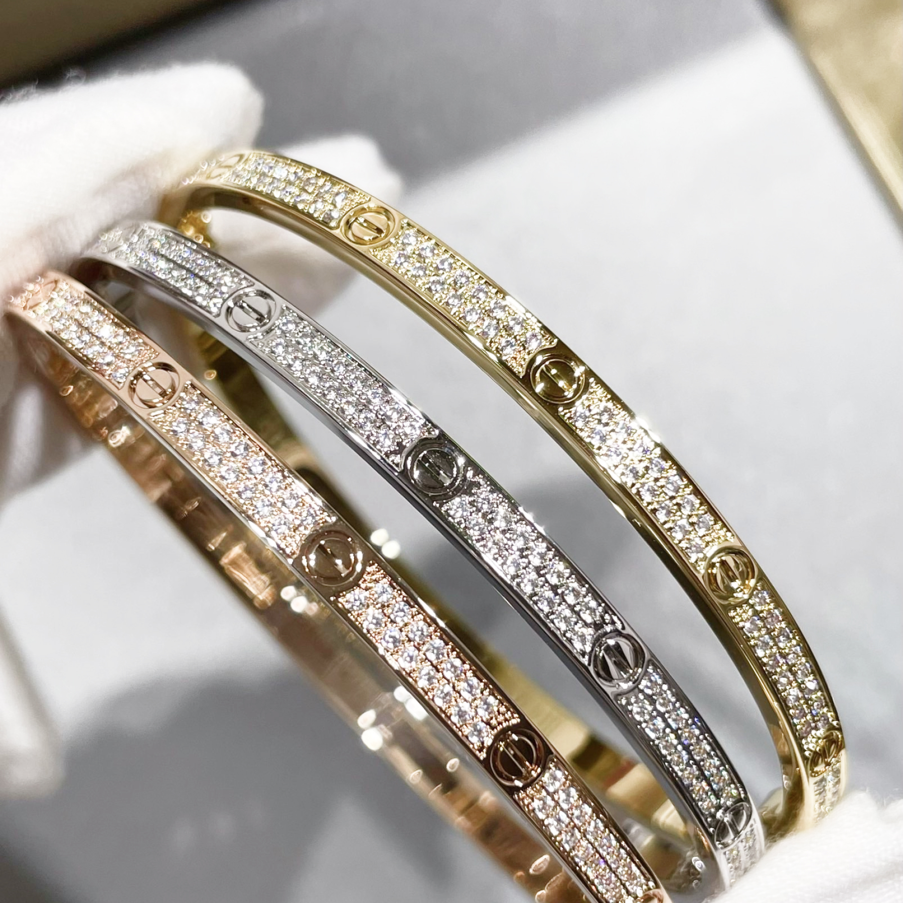 Cartyer Diamonds Yellow Gold Sets - Gorchic - $128.99