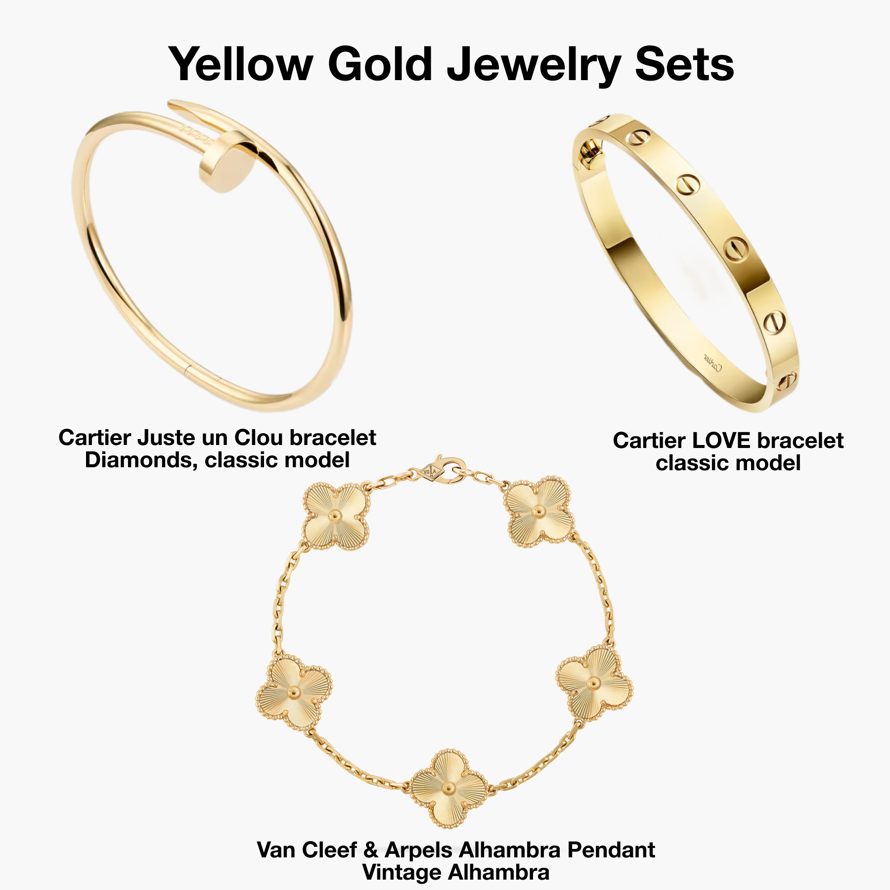 Yellow Gold Jewelry Sets - Gorchic - $125.99