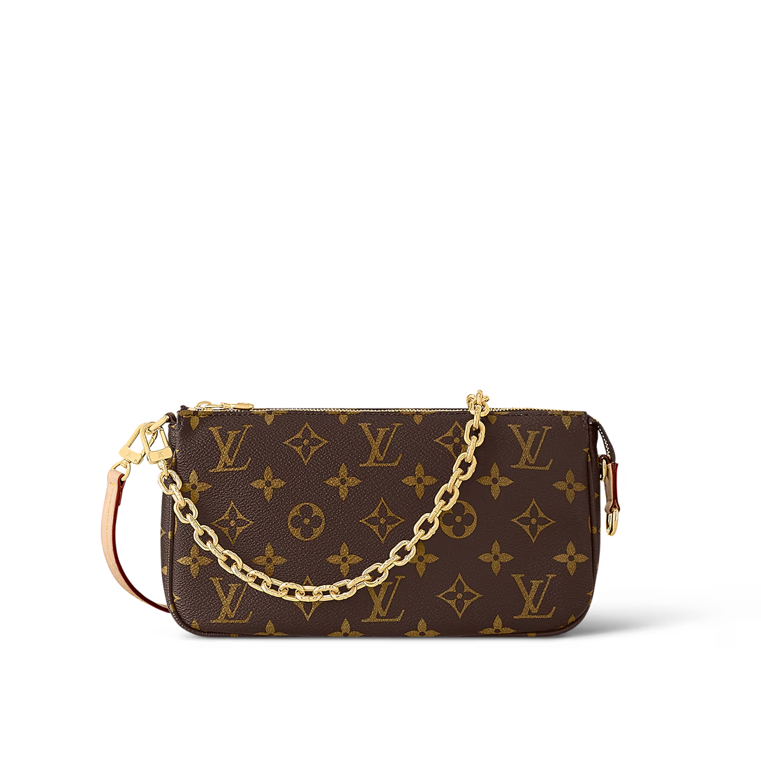 [TOP]Designer Pochette Accessoires Bag - Brown - Gorchic - $158.99