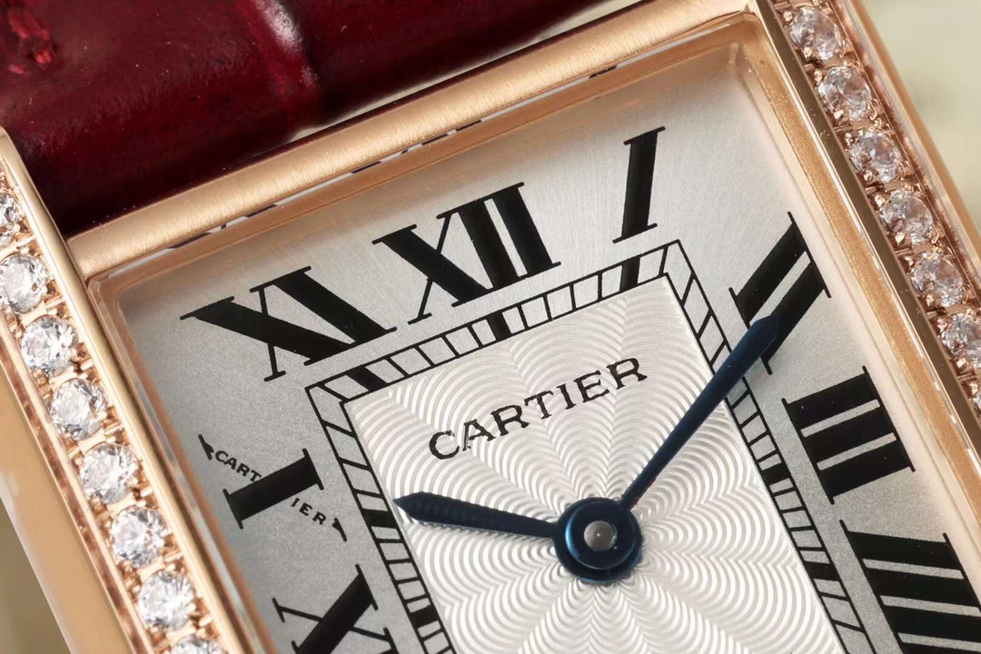 Cartyer Tank Louis  Cartyer watch, Yellow Gold, Diamonds, Small Model - Gorchic - $134.99