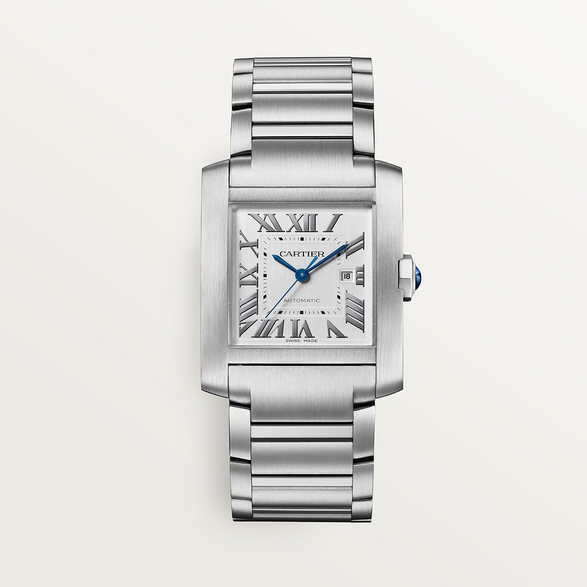 Cartyer Tank Cartyer Française watch,White Gold,Large Model - Gorchic - $153.99