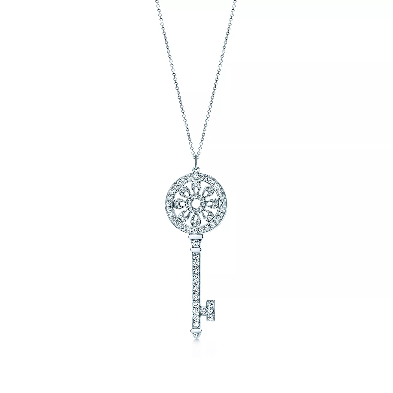 T.F. Keys Petals key pendant Necklace - Gorchic - $44.99