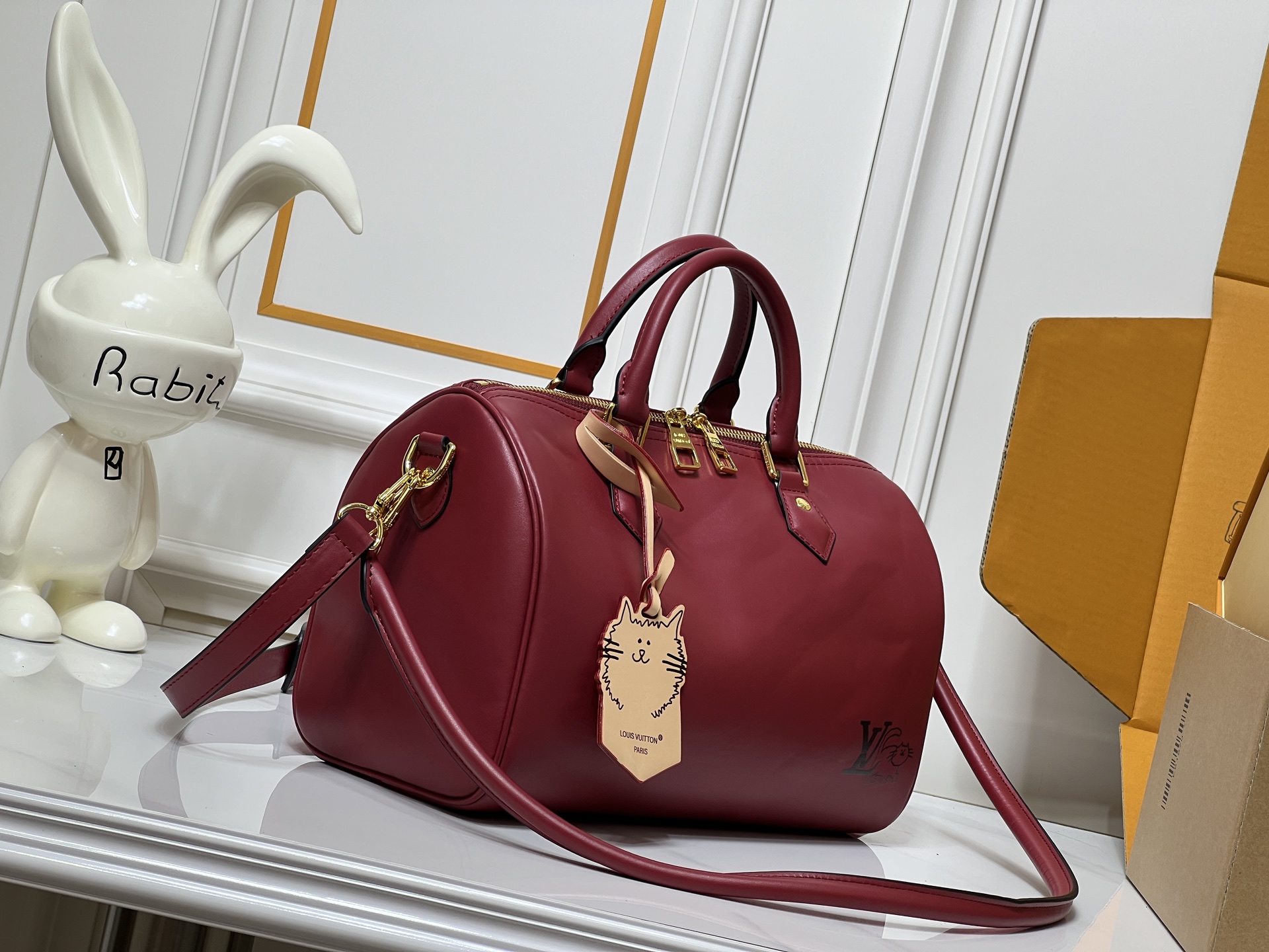 Designer Speedy Soft 30 H33 - Red - Gorchic - $134.99