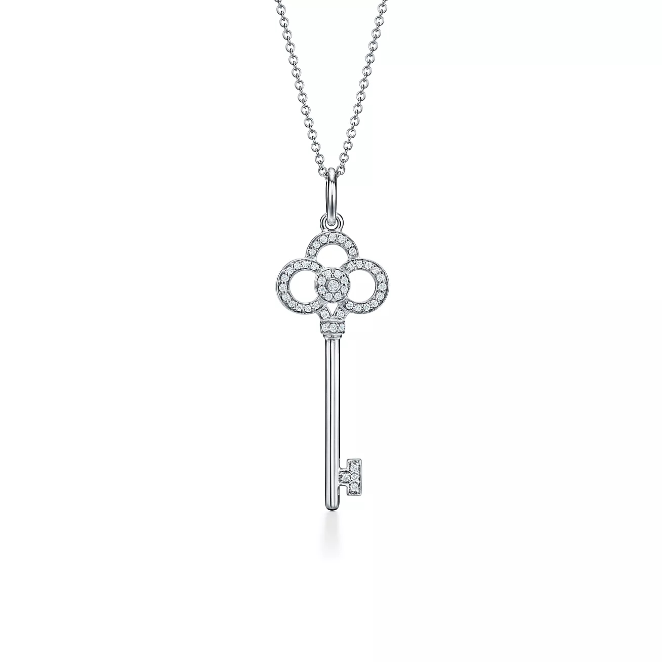 T.F. Keys Crown Key Pendant Necklace - Gorchic - $44.99