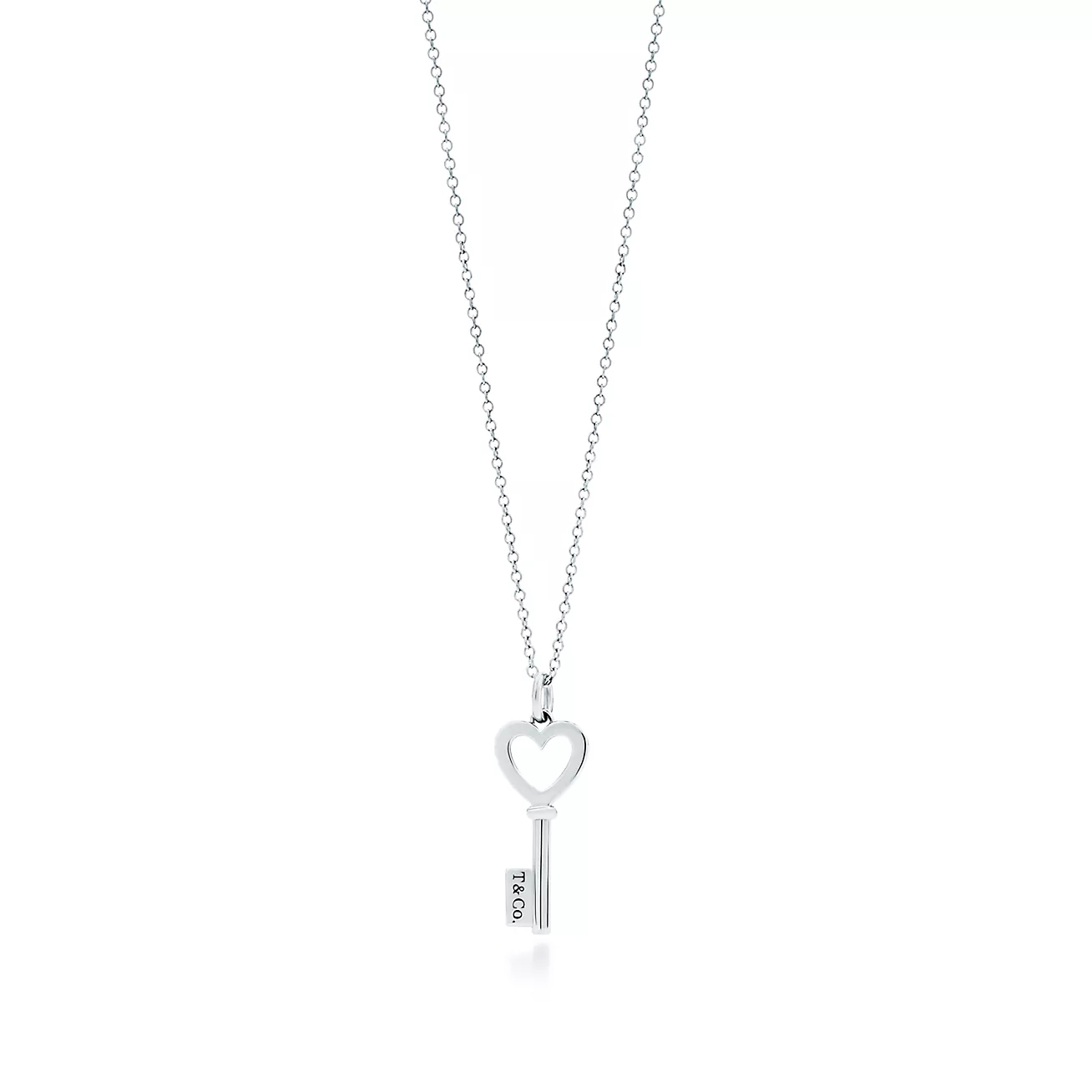 T.F. Keys Heart Key Pendant Necklace - Gorchic - $44.99