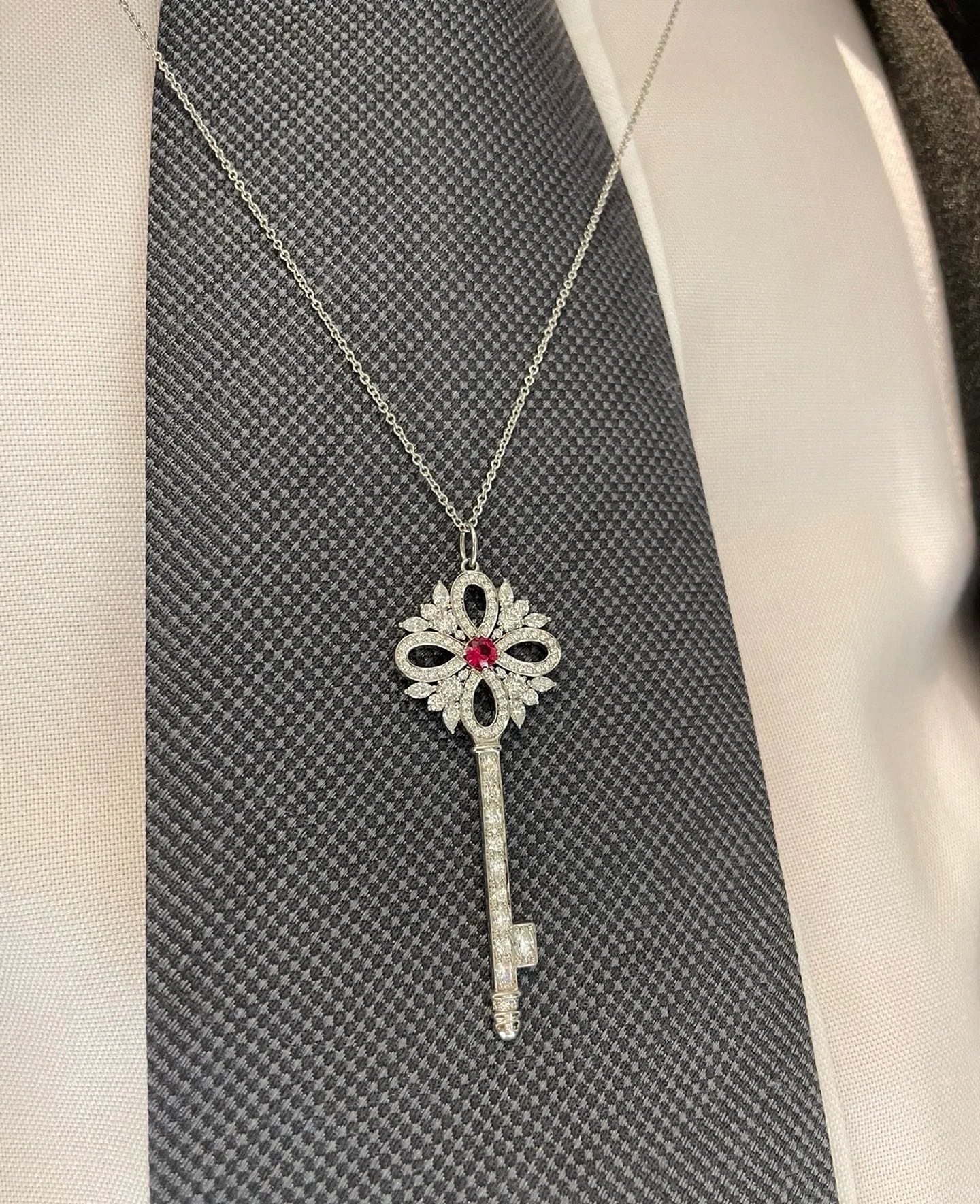 T.F. Keys T.F. Victoria® Key Pendant Necklace - Gorchic - $44.99