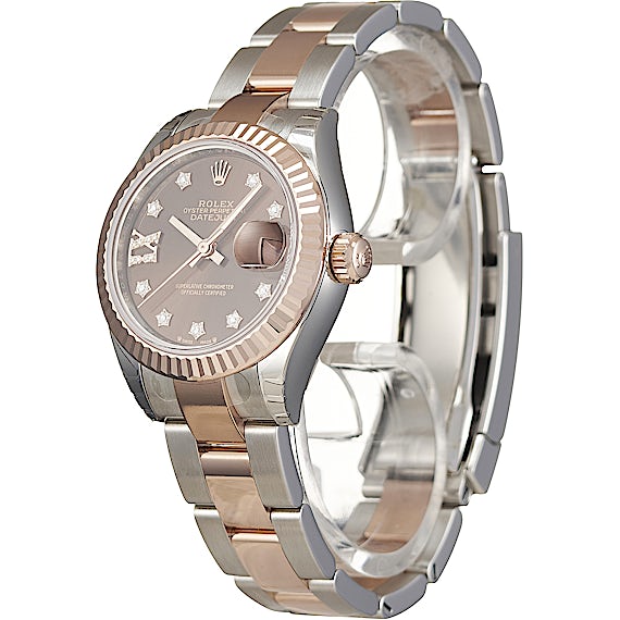 Rolex Datejust Rolex watch, Oystersteel, Rose Gold, Classic Size - Gorchic - $118.99