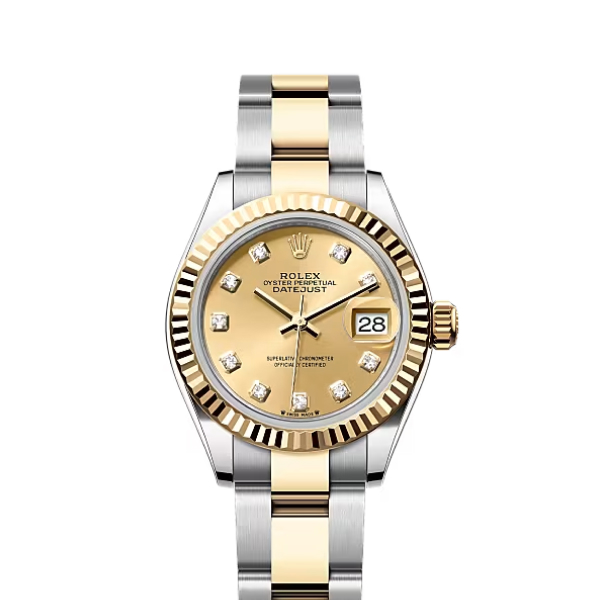Rolex Datejust Rolex watch, Oystersteel, Yellow Gold, Classic Size - Gorchic - $105.99