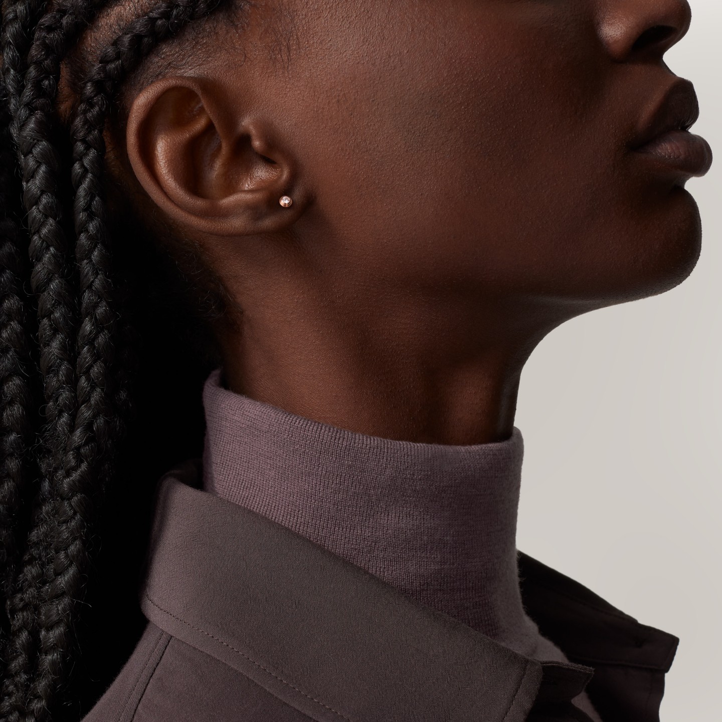 Cartyer d'Amour stud earrings Cartyer earrings, Rose gold, diamonds, Mini model - Gorchic - $44.99