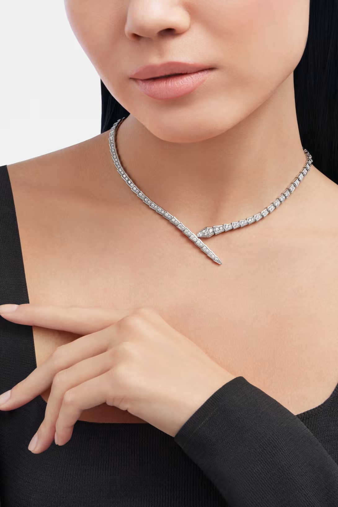 BV Serpenti Viper Necklace - Gorchic - $143.99