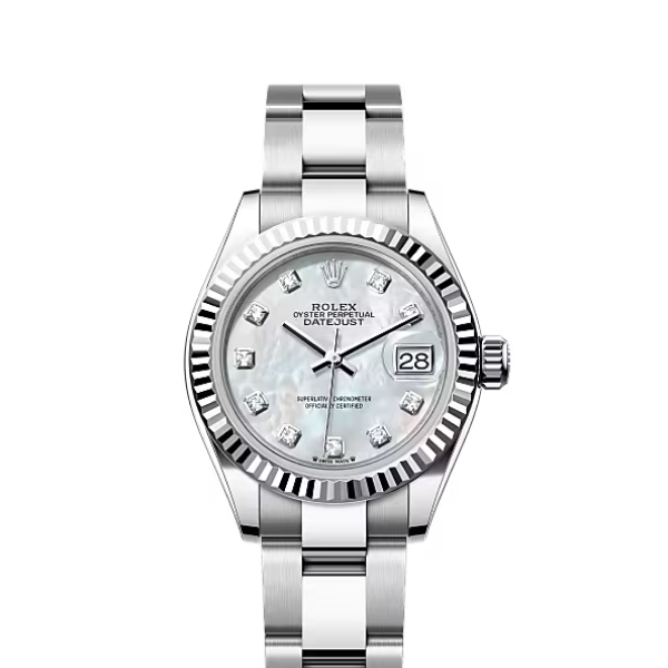 Rolex Datejust Rolex watch, Oystersteel, White Gold, Classic Size - Gorchic - $99.99