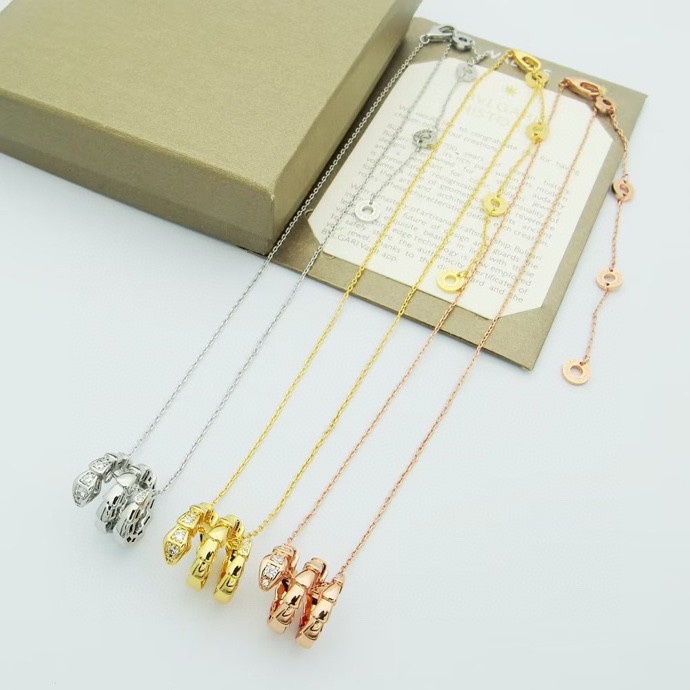 BV Serpenti Viper Necklace - Gorchic - $44.99