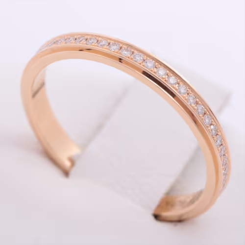 Cartyer d'Amour wedding ring Cartyer ring, Rose gold, diamonds - Gorchic - $39.99