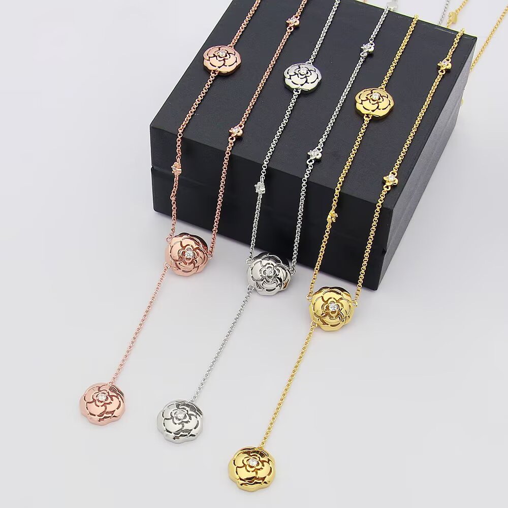 CC Inspired  Les infinis de Camélia necklace - Gorchic - $44.99