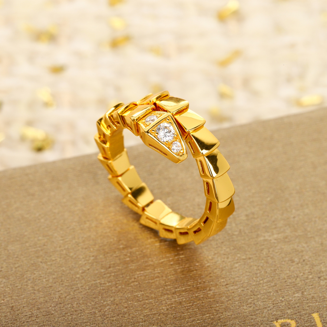 BV Serpenti Viper Ring - Gorchic - $39.99