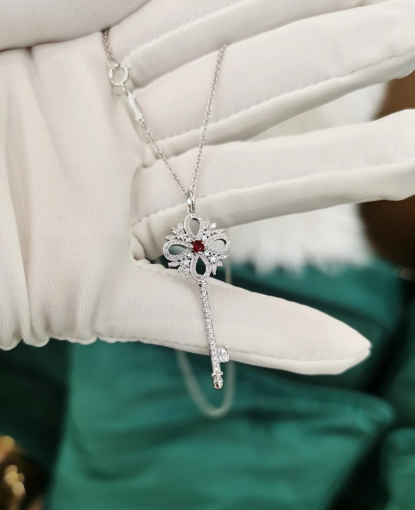 T.F. Keys T.F. Victoria® Key Pendant Necklace - Gorchic - $44.99