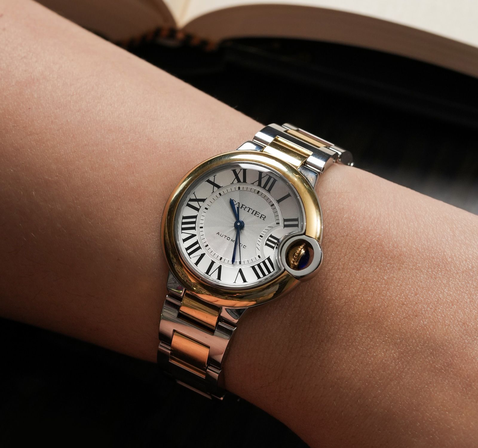 Cartyer Ballon Bleu de Cartyer Watch,Yellow Gold, Steel,Small Model - Gorchic - $165.99