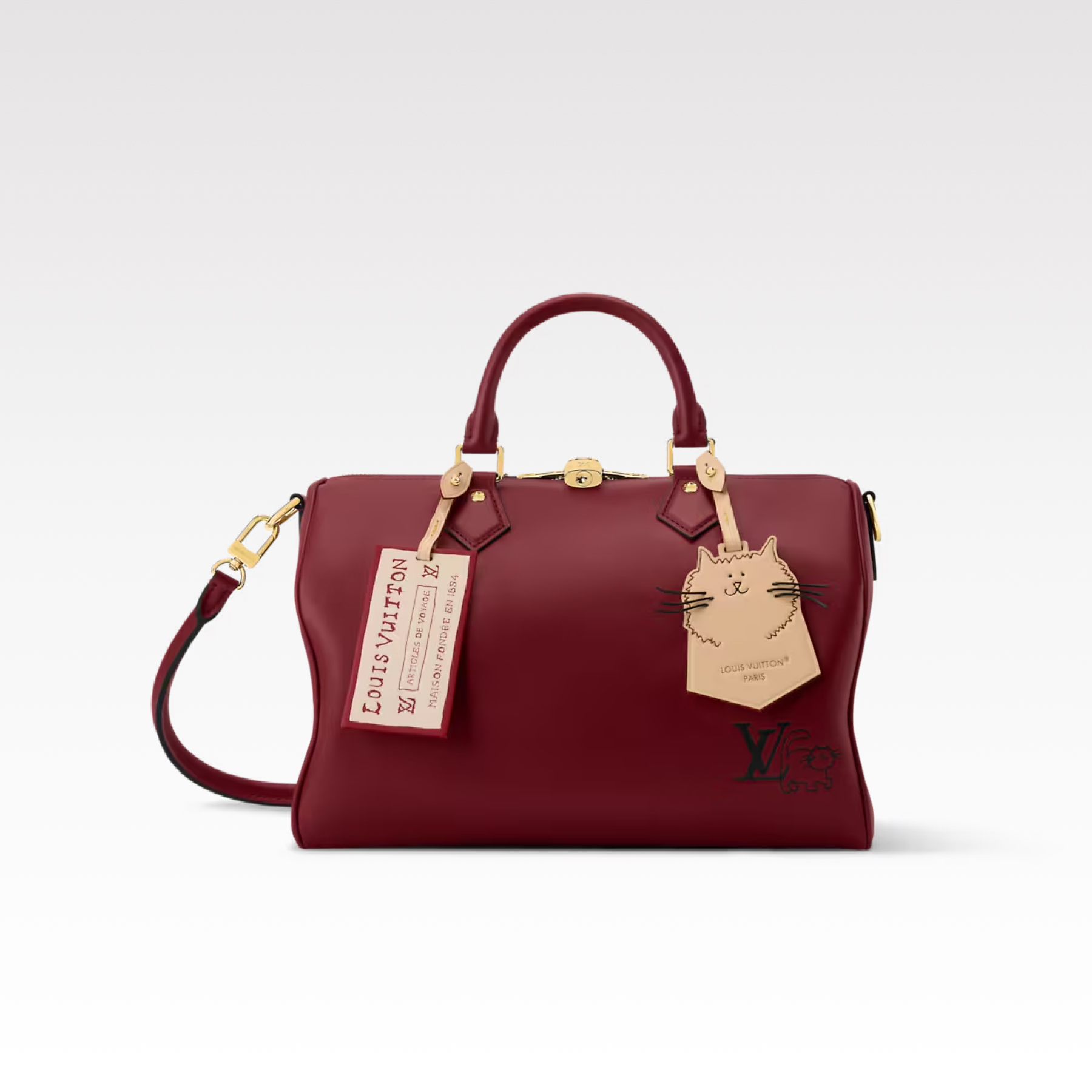 Designer Speedy Soft 30 H33 - Red - Gorchic - $134.99
