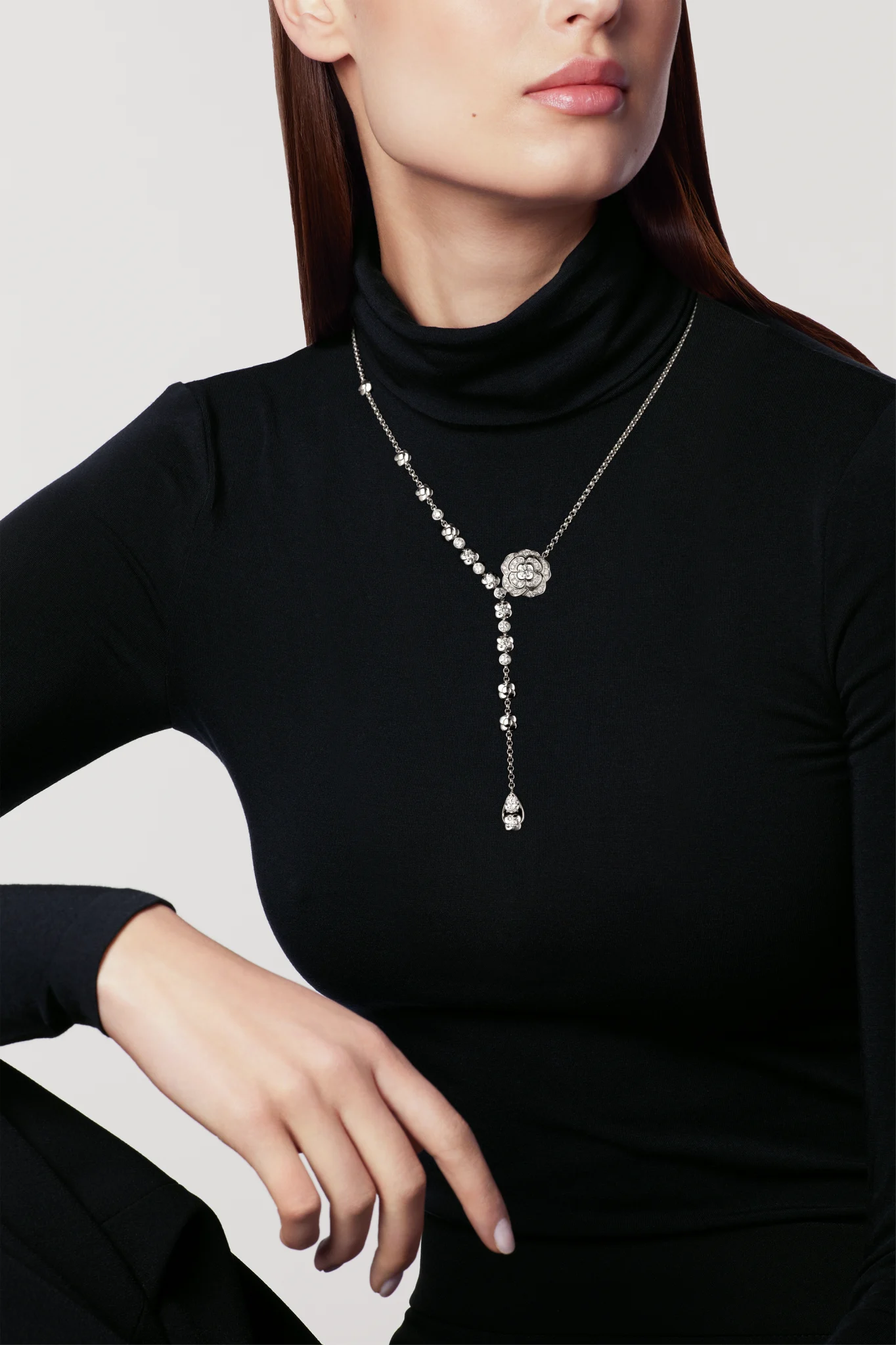 CC Inspired  Bouton de Camélia necklace - Gorchic - $94.99