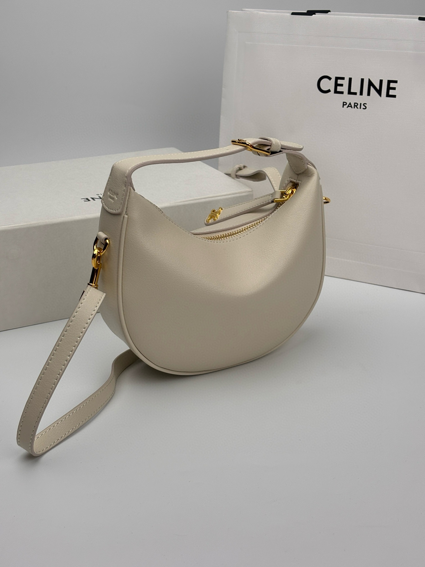 Teen CL Lulu IN Grained Calfskin Bag- Rice - Gorchic - $139.99