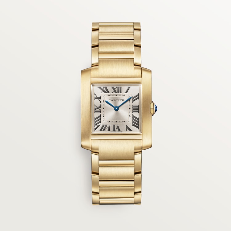 Cartyer Tank Française watch,Yellow Gold,Medium Model - Gorchic - $143.99
